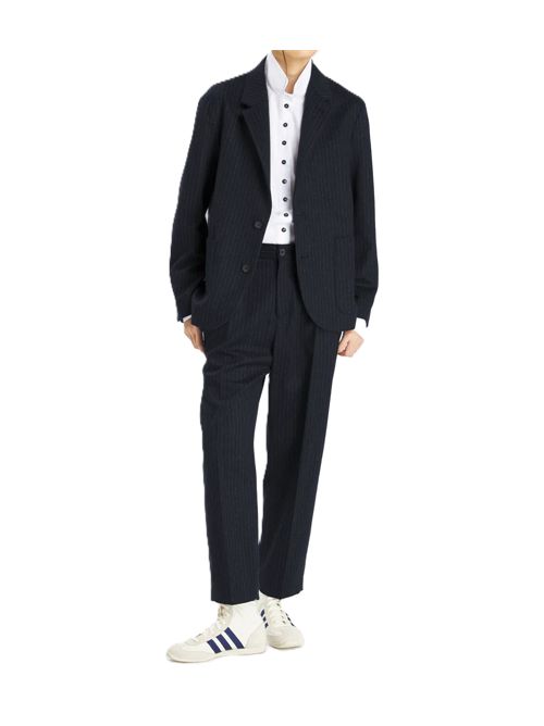 Barenapinstripe-pattern notched-lapels blazer completo sabi fune Barena | GID5730 0526170 NAVY
